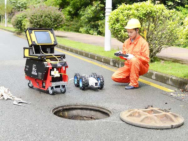 镜湖管道机器人检测