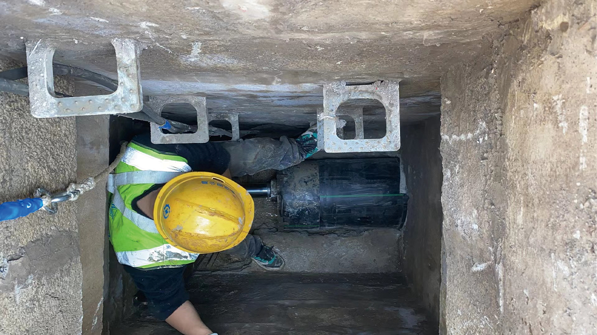 镜湖HDPE短管内衬法